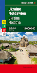 Ukraine. Moldawien 1 : 1 000 000. Autokarte