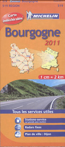 Michelin 519 Bourgogne 2011 - (ISBN 9782067155152)