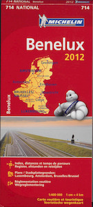 Michelin wegenkaart 712 Benelux 2012 - (ISBN 9782067170568)