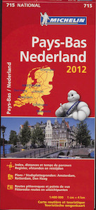 Michelin wegenkaart 715 Nederland 2012 - (ISBN 9782067170636)