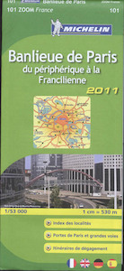 Michelin 101 Banlieue de Paris 2011 - (ISBN 9782067155596)
