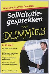 Sollicitatiegesprekken voor Dummies, pocketeditie - Joyce Lain Kennedy (ISBN 9789043020220)
