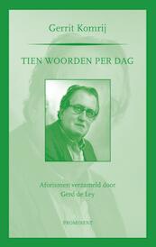 Tien woorden per dag - Gerrit Komrij (ISBN 9789079272457)