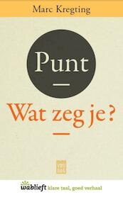 Punt - Marc Kregting (ISBN 9789460014079)