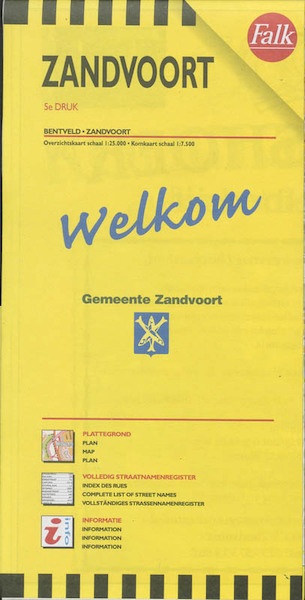 Zandvoort plattegrond - (ISBN 9789028711730)