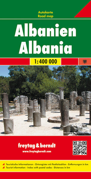 Albanien 1 : 400 000. Autokarte - (ISBN 9783707905786)