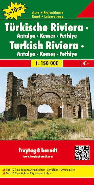 Türkische Riviera 1 : 150 000. Auto- und Freizeitkarte - (ISBN 9783707903300)