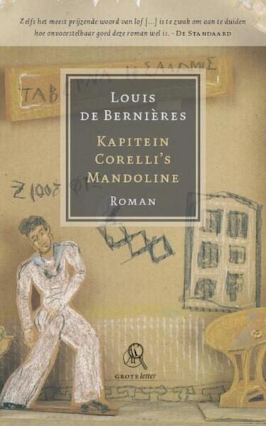 Kapitein Corelli's mandoline Grote letter - Louis de Bernieres (ISBN 9789029572767)