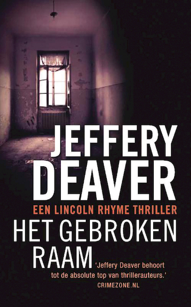 Het gebroken raam - Jeffery Deaver (ISBN 9789000325320)