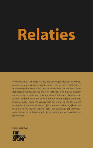 Relaties - The School of Life (ISBN 9789038804576)
