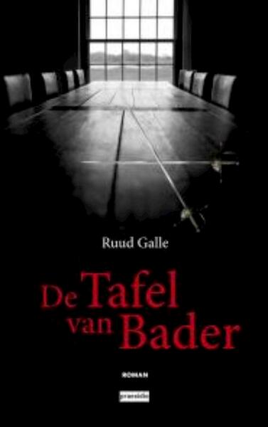 De tafel van bader - Ruud Galle (ISBN 9789079564668)
