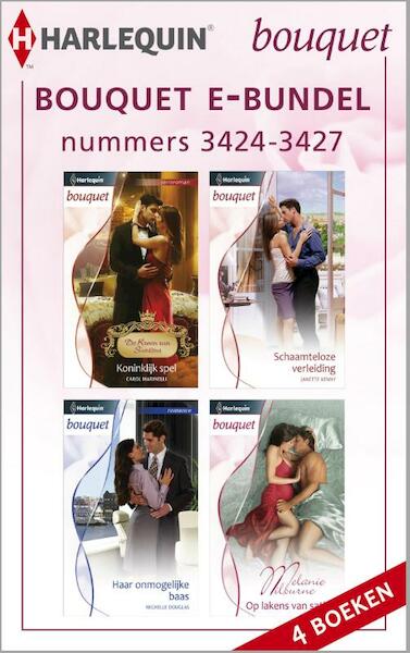 Bouquet e-bundel nummers 3424-3427 - Carole Marinelli, Janette Kenny, Michelle Douglas, Melanie Milburne (ISBN 9789461996855)