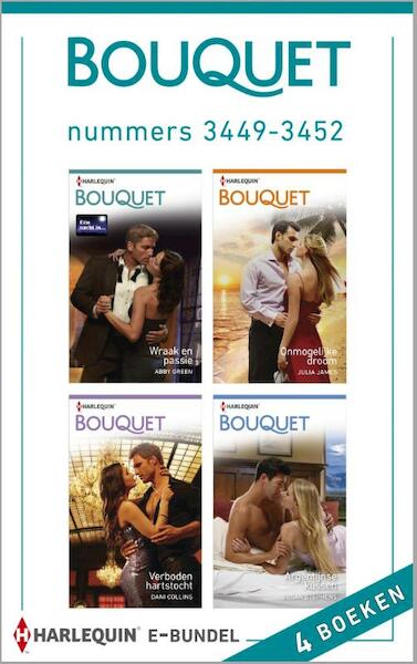 Bouquet e-bundel nummers 3449-3452 - Abby Green, Julia James, Dani Collins, Susan Stephens (ISBN 9789461998163)