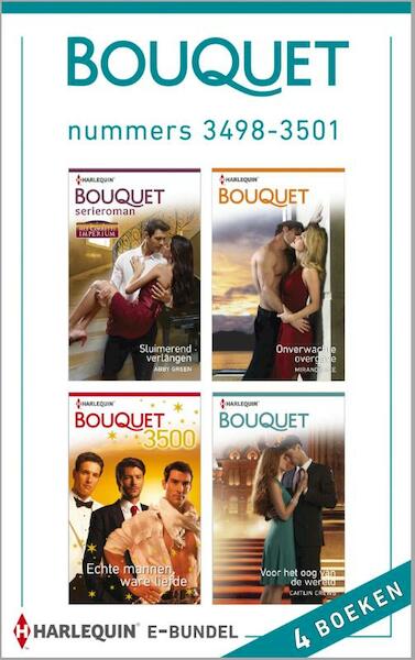 Bouquet e-bundel nummers 3498-3501 - Abby Green, Miranda Lee, Lynn Raye Harris, Chantelle Shaw, Sharon Kendrick, Caitlin Crews (ISBN 9789402501513)