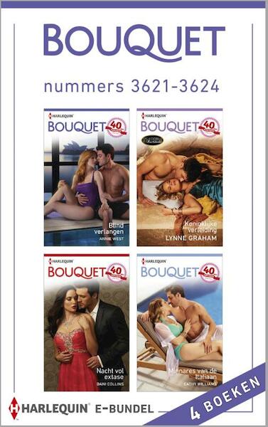 Bouquet e-bundel nummers 3621-3624 - Annie West, Lynne Graham, Dani Collins, Cathy Williams (ISBN 9789402512120)