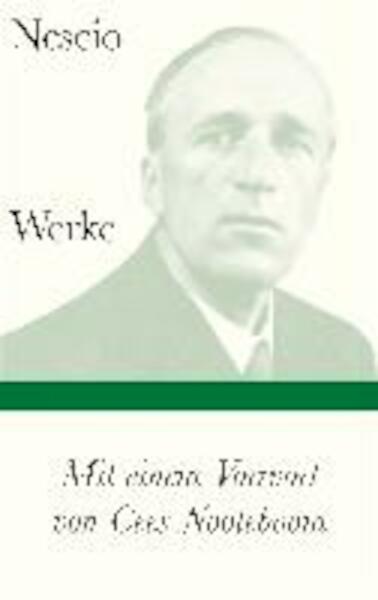 Werke - Nescio (ISBN 9783518224977)