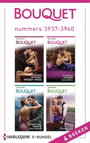Bouquet e-bundel nummers 3937 - 3940 (4-in-1) - Maisey Yates, Carol Marinelli, Carole Mortimer, Chantelle Shaw (ISBN 9789402534115)