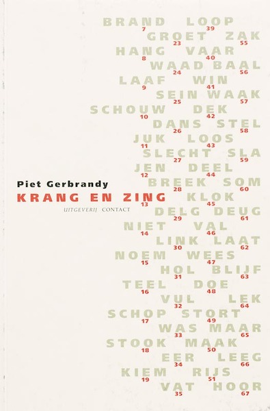 Krang en zing - Piet Gerbrandy (ISBN 9789025425371)