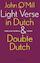 Light verse in Dutch en double Dutch