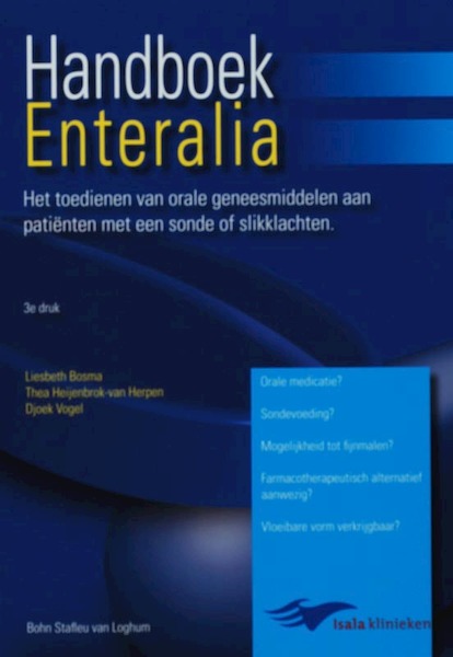 Handboek Enteralia - L. Bosma, T. Heijenbrok-van Herpen, David Vogel (ISBN 9789031349333)