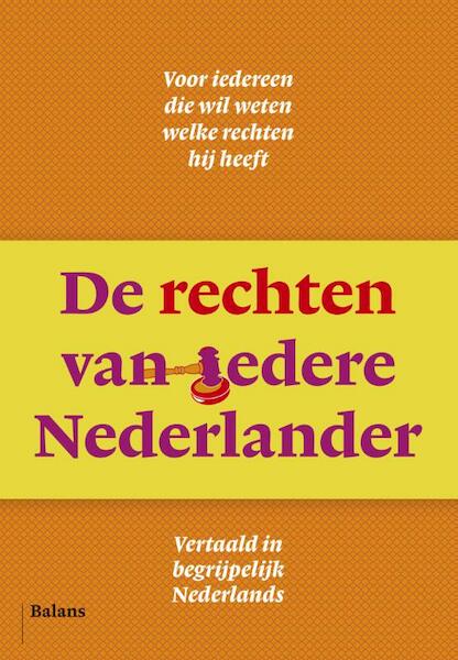 De rechten van iedere Nederlander - Douwe Brongers (ISBN 9789460036743)
