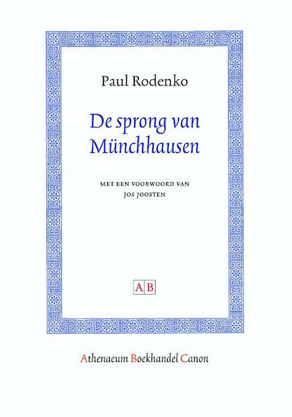 De sprong van Münchhausen - Paul Rodenko (ISBN 9789089640642)