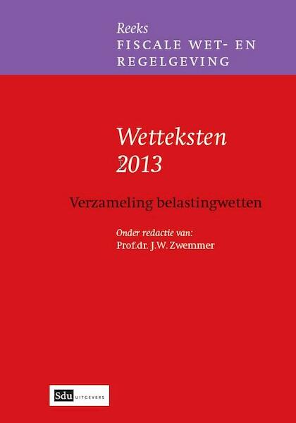 Wetteksten / 2013 Verzameling belastingwetten - (ISBN 9789012390743)