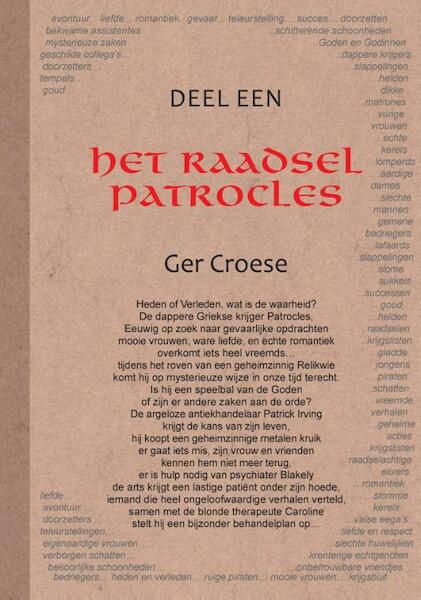 Het raadsel Patrocles - Ger Croese (ISBN 9789088421167)