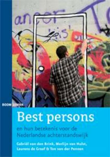 Best persons - Gabriël van den Brink, Merlijn van Hulst, Laurens de Graaf, Ton van der Pennen (ISBN 9789059318892)