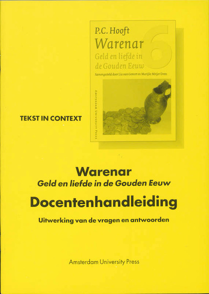 P.C. Hooft, Warenar / Docentenhandleiding - (ISBN 9789048511556)